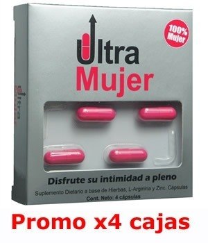 Ultra Mujer Estimulador Femenino - 4 cajas x4