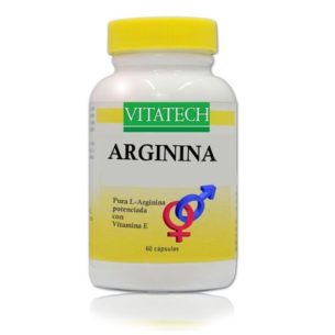 Arginina Oxido Nitrico 60 Capsulas - Energia Vigor