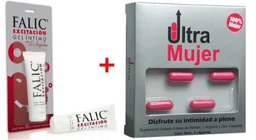 Ultra Mujer + Gel Falic - Femenino Pastilla Arginina