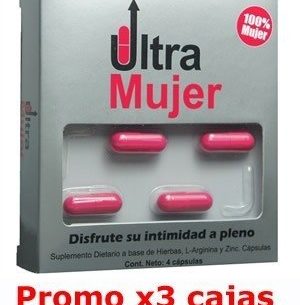 Ultra Mujer Estimulador Femenino - 3 cajas x4