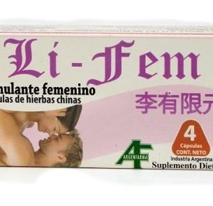Li Fem Potencia Sexual Femenina - caja x4 capsulas