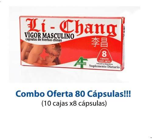 Li Chang 80 Cápsulas + Vigor + Erecciones Duras Vigor
