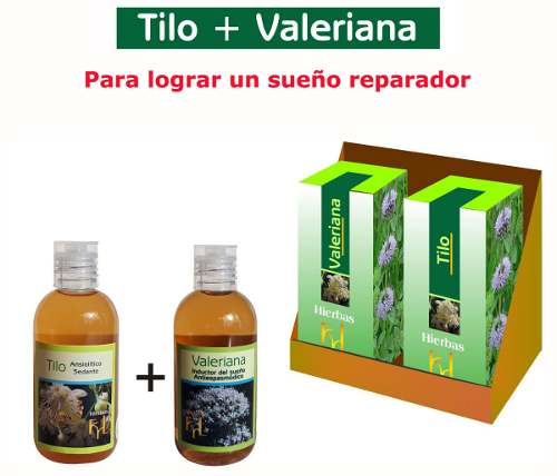 Tilo + Valeriana Dormir Bien Sueño Reparador Fitoterapia