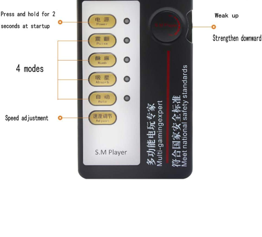 Electro Estimulador pene Anal plug