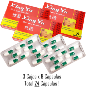 Xing Yu 24 capsulas (3×8) – Poder Sexual Vigor Viril Masculino