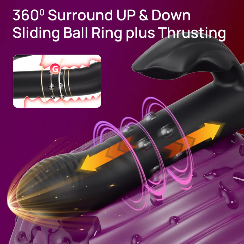 Vibrador Punto G con movimiento y rotacion - Imagen 5