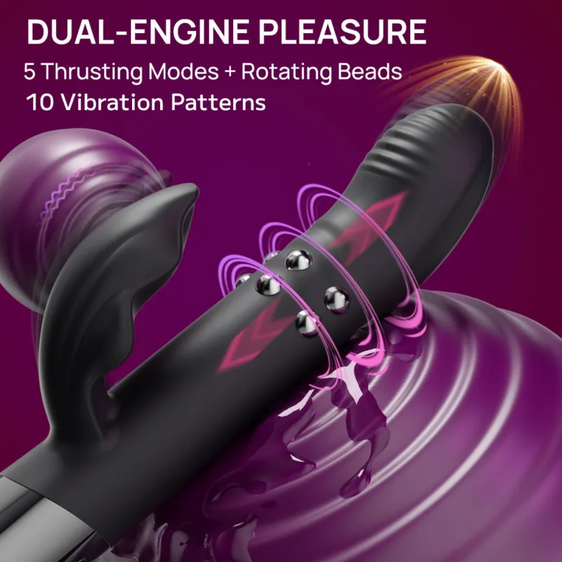Vibrador Punto G con movimiento y rotacion - Imagen 9