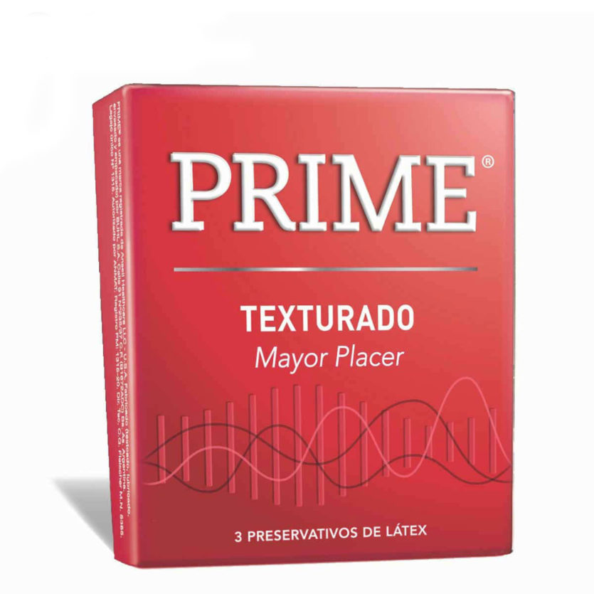 Prime Texturado - Caja x3 preservativos